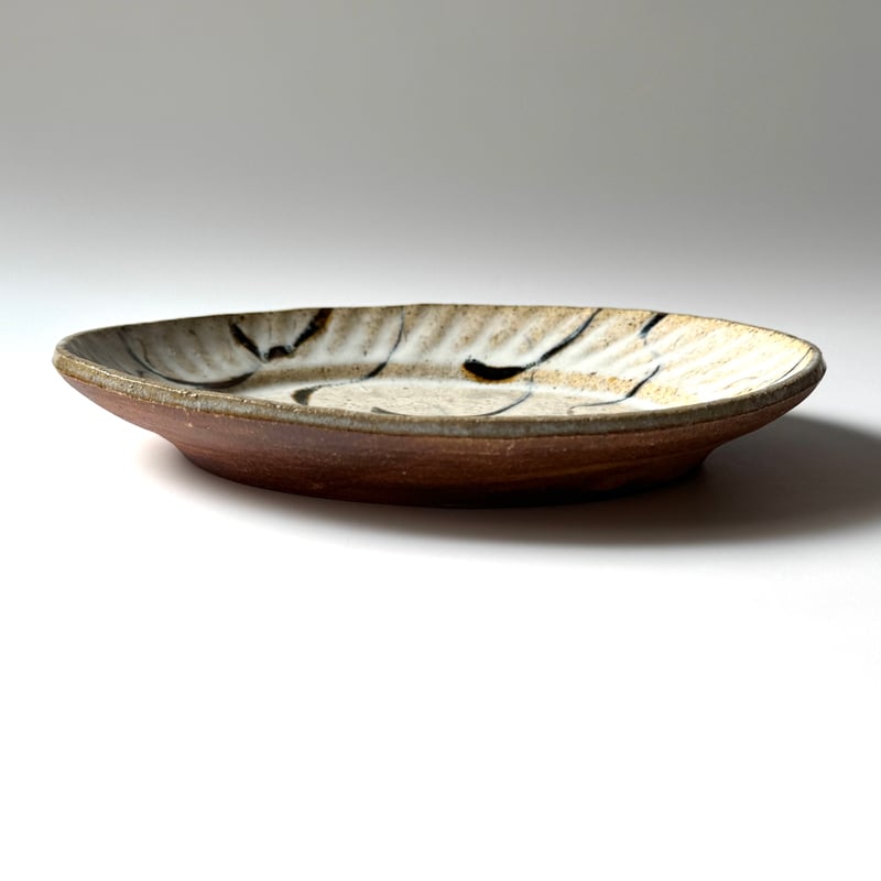 柳瀬俊一郎 縁波オーバル皿 ぐる 波 B (約19×15cm) | kogeiseikatsu