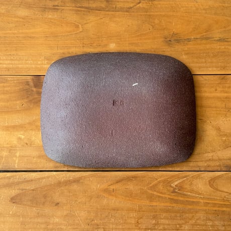 紀窯　中川紀夫　長方鉢(小）（約16.5×12.5cm) C