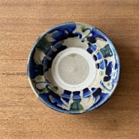 キマノ陶器　6寸皿 キ4F（直径約18cm)