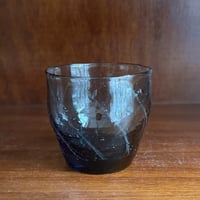 ヨシロ工房　泡グラス アッシュブルー YS7B