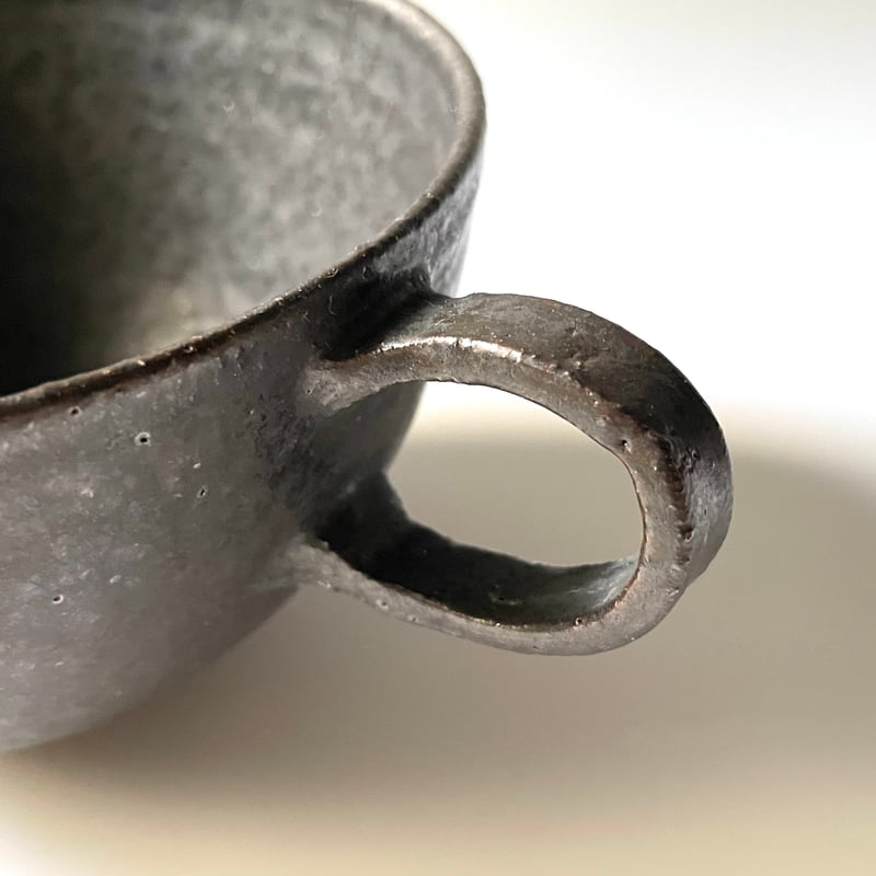 石川県「陶芸　彦房」　No79 石川 若彦 黒スープCUP D | kogeiseikatsu.shop