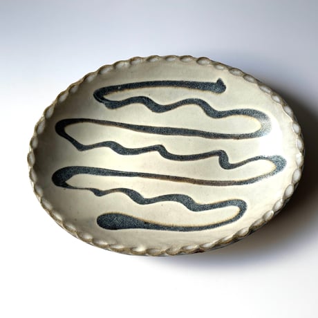 柳瀬俊一郎　カレー皿 A (約25×18.5cm)