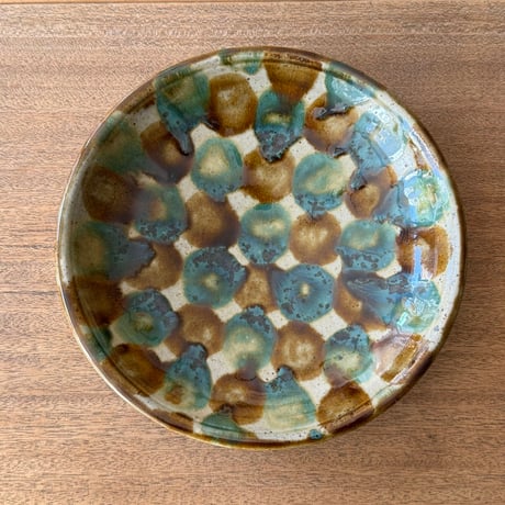 キマノ陶器　餃子皿 キ15C（直径約24.5cm)