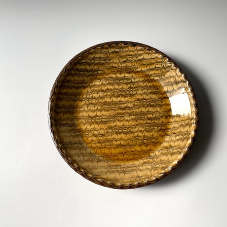 伊藤丈浩　スリップウェア　28cm 大皿　丸皿　民藝 伊藤丈浩 展 / スリップウェア体験ワークショップ - graf