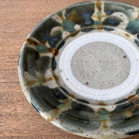 キマノ陶器　６寸洋皿 キ19F（直径約18.5cm)
