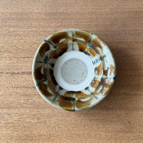 キマノ陶器　5寸皿 キ3C（直径約15cm)