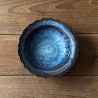 村澤陶苑 村澤享　稜花皿 14A (直径約14.5cm)