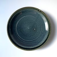 かじや窯　7寸皿 呉須 K