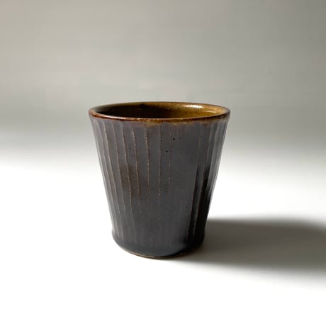 笠原良子　飴釉カップしのぎ C
