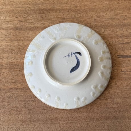 杉山悠　切立皿 2D (直径約18cm)