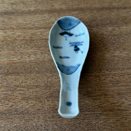 皐月窯　花器 レンゲ 海一人 さ38
