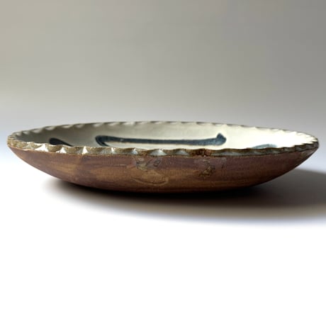 柳瀬俊一郎　カレー皿 A (約25×18.5cm)