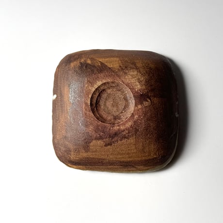 柳瀬俊一郎　四方皿 A (約13.5×13.5cm)