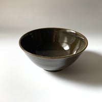 やきもの山上　5.5寸丼鉢 鉄釉A