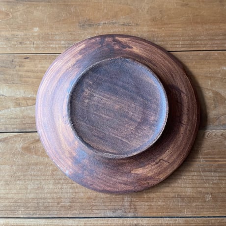 柳瀬俊一郎　デルフト皿（L）3波・ドット 34D2（直径約20.5cm)