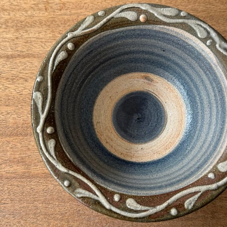 北窯 宮城工房　6寸ワンブー  ミ6ワE（直径約18cm)
