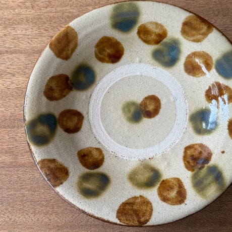 北窯 松田共司工房　7寸皿 キ7D（直径約22cm)