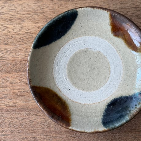 北窯 松田共司工房　4寸皿 キ4D（直径約12cm)