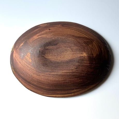 柳瀬俊一郎　カレー皿 菱 C (約24.5×19cm)