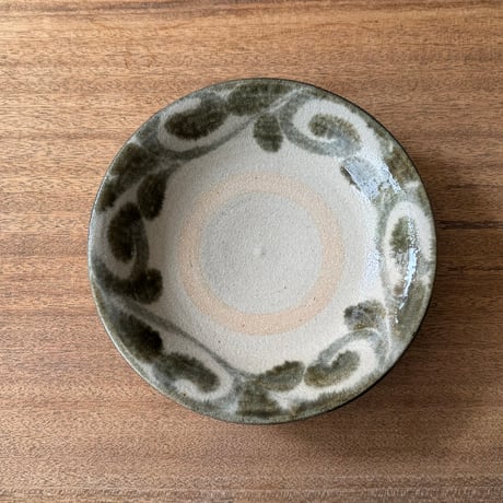 榮一工房　7寸皿 エ7B（直径約22cm）