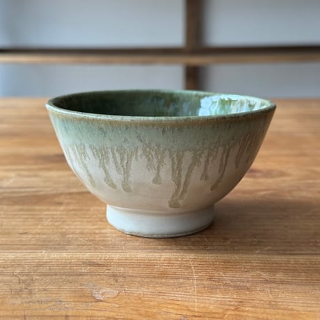 村澤陶苑　青銅釉飯碗 D