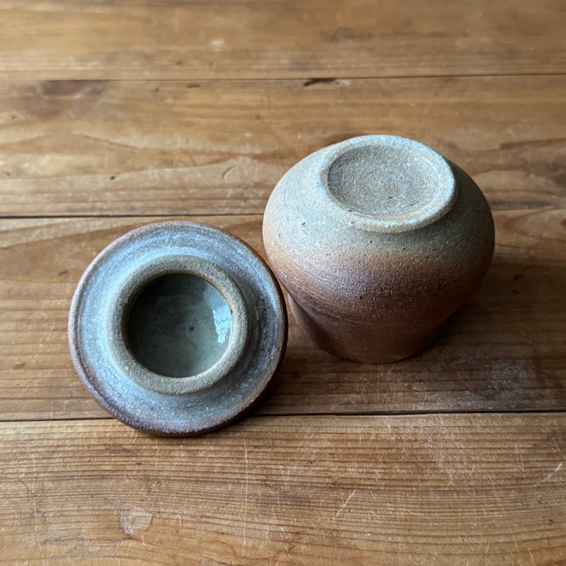 川尻製陶所 砂糖壷S 下膨れ ニ | kogeiseikatsu.shop