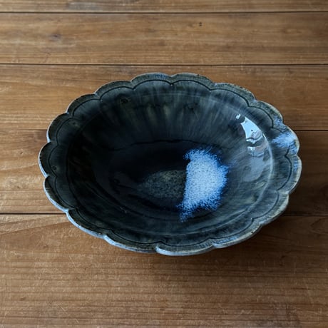 村澤陶苑 村澤享　花形皿 3B (直径約21.5cm)