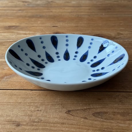 陶房遊　カレー鉢 20B（約22×18cm)