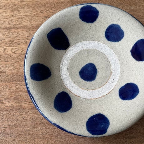 北窯 松田共司工房　6寸皿 キ6B（直径約18.5cm)