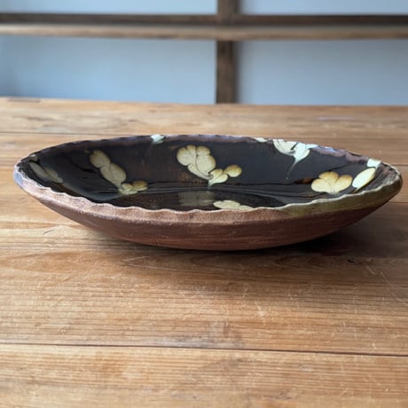 柳瀬俊一郎　カレー皿 双葉 40B2（約24.5×18.5cm)