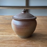 川尻製陶所　砂糖壷S 上膨れ ホ