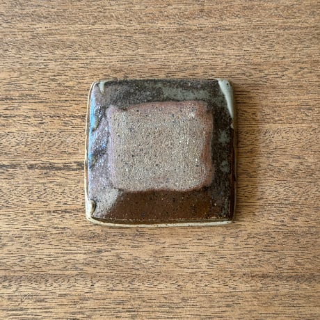 キマノ陶器　角皿（ミニ） キ23C（約9×9cm)