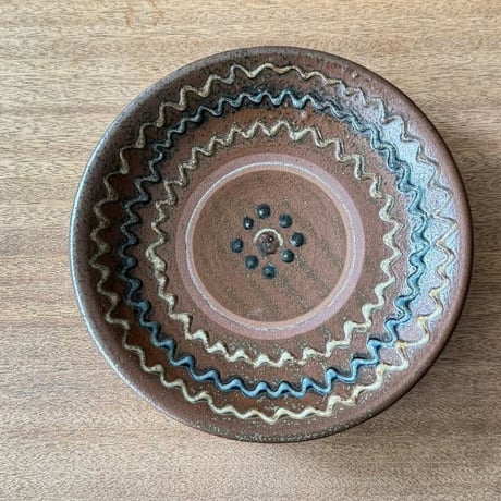 田村窯　7寸皿 タ7M (直径約22cm)