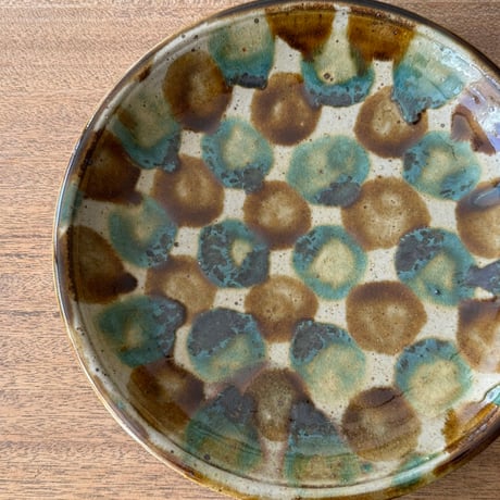 キマノ陶器　餃子皿 キ15B（直径約24.5cm)