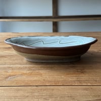 セレン のあ　オーバルプレート B (約25×17.5cm)