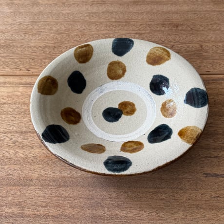 北窯 松田共司工房　8寸皿 キ8C（直径約25.5cm)