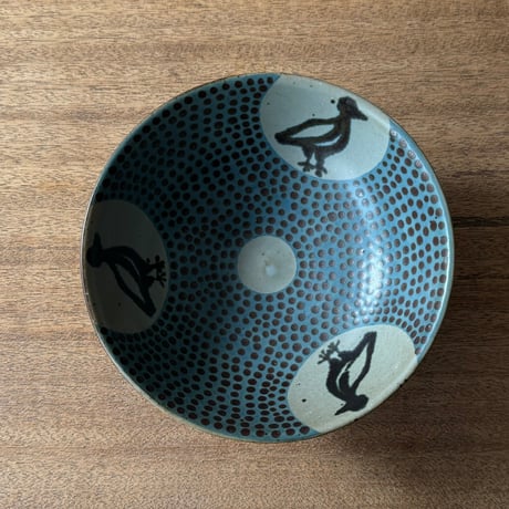 皐月窯　ボールL  さ25（直径約18cm)