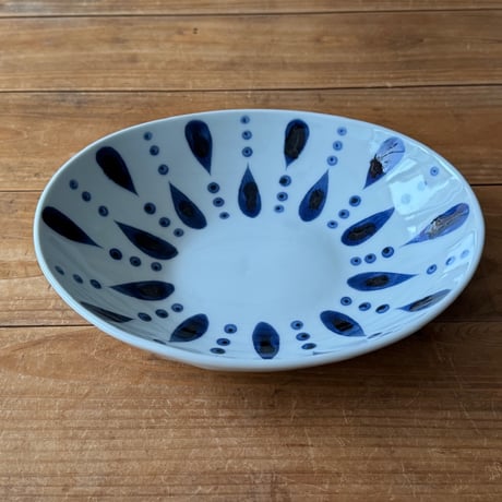 陶房遊　カレー鉢 20B（約22×18cm)