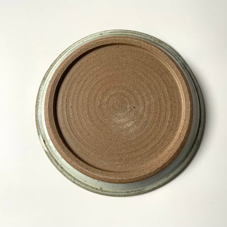 かじや窯　6寸平皿 糠 A