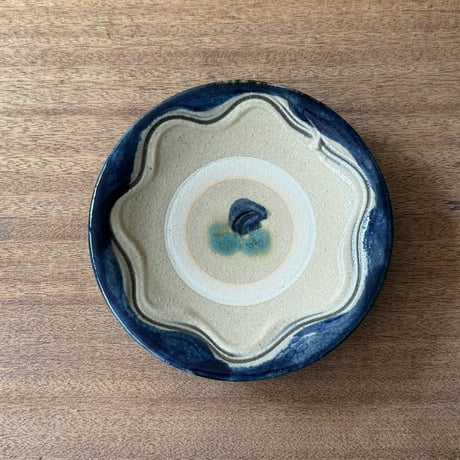 北窯 宮城工房　6寸皿 ミ6E（直径約18.5cm)