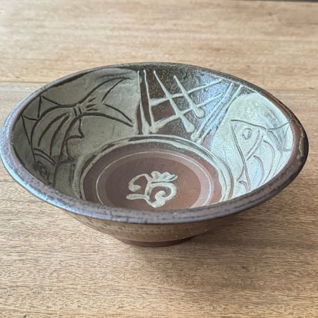 田村窯　7寸ワンブー タ7ワB (直径約22cm)