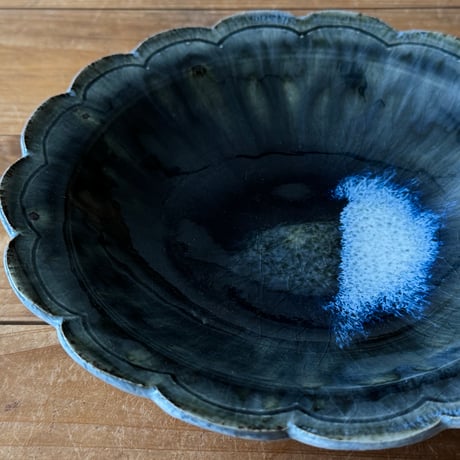 村澤陶苑 村澤享　花形皿 3B (直径約21.5cm)