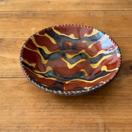 紀窯　中川紀夫　丸皿 (直径約16.5cm)   B