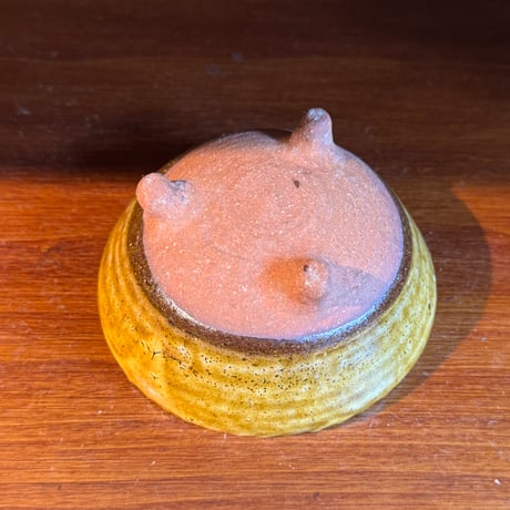 宮野 さとみ　三つ脚ボウル B (直径約9.5cm)