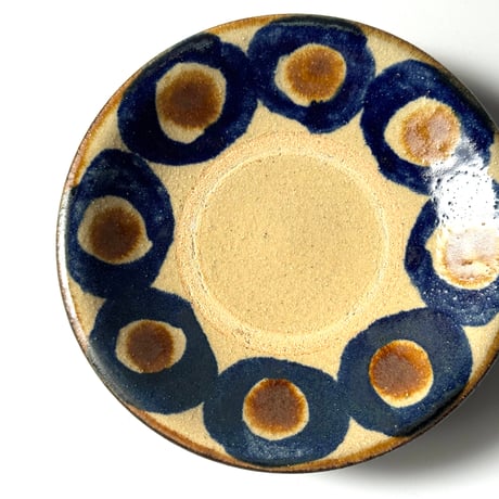 kazoo様 2枚セット　新品　やちむん　田村窯　7寸皿(蛇の目あり) 指掻き kazoo様 2枚セット 新品 やちむん 田村窯 7寸皿(蛇の目あり) 指掻き