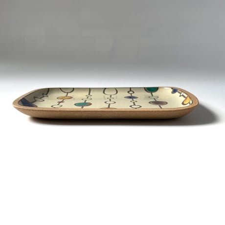 一翠窯　角皿 小  E
