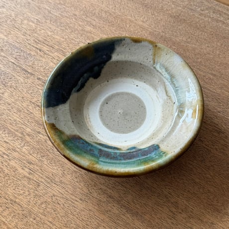 キマノ陶器　5寸皿 キ3G（直径約15cm)