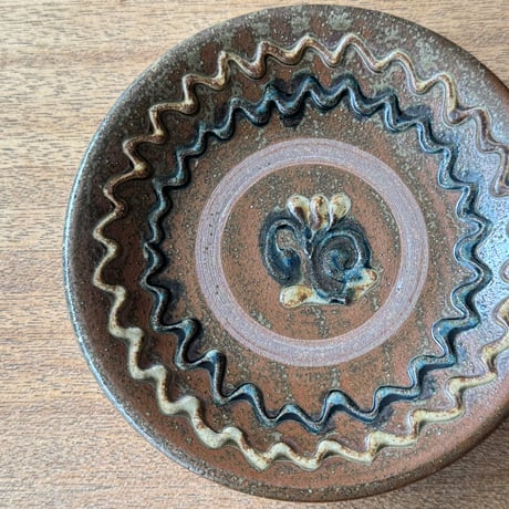 田村窯　5寸皿 タ5G(直径約15.5cm)