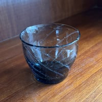 ヨシロ工房　泡グラス アッシュブルー YS7A