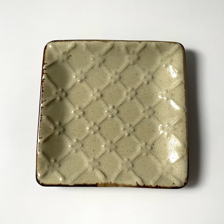 一翠窯　正方皿 小  C